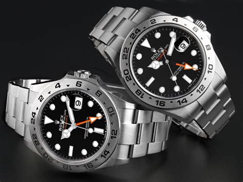 rolex explorer 2 on wrist|216570 vs 226570.